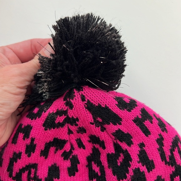Fun Leopard Pom Hat - Picture 7 of 7